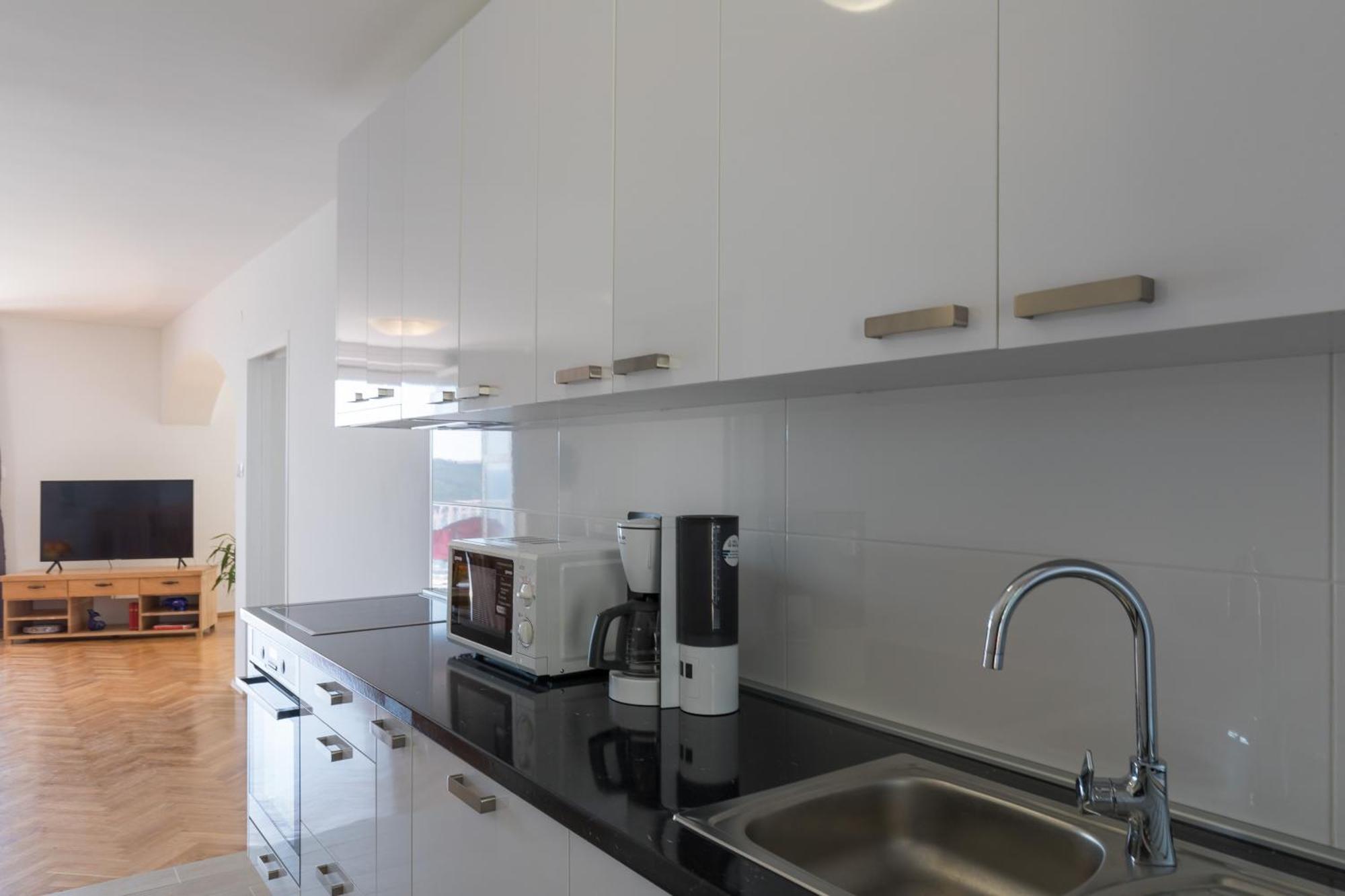 Three Bedroom Apartment Balcony Sea View