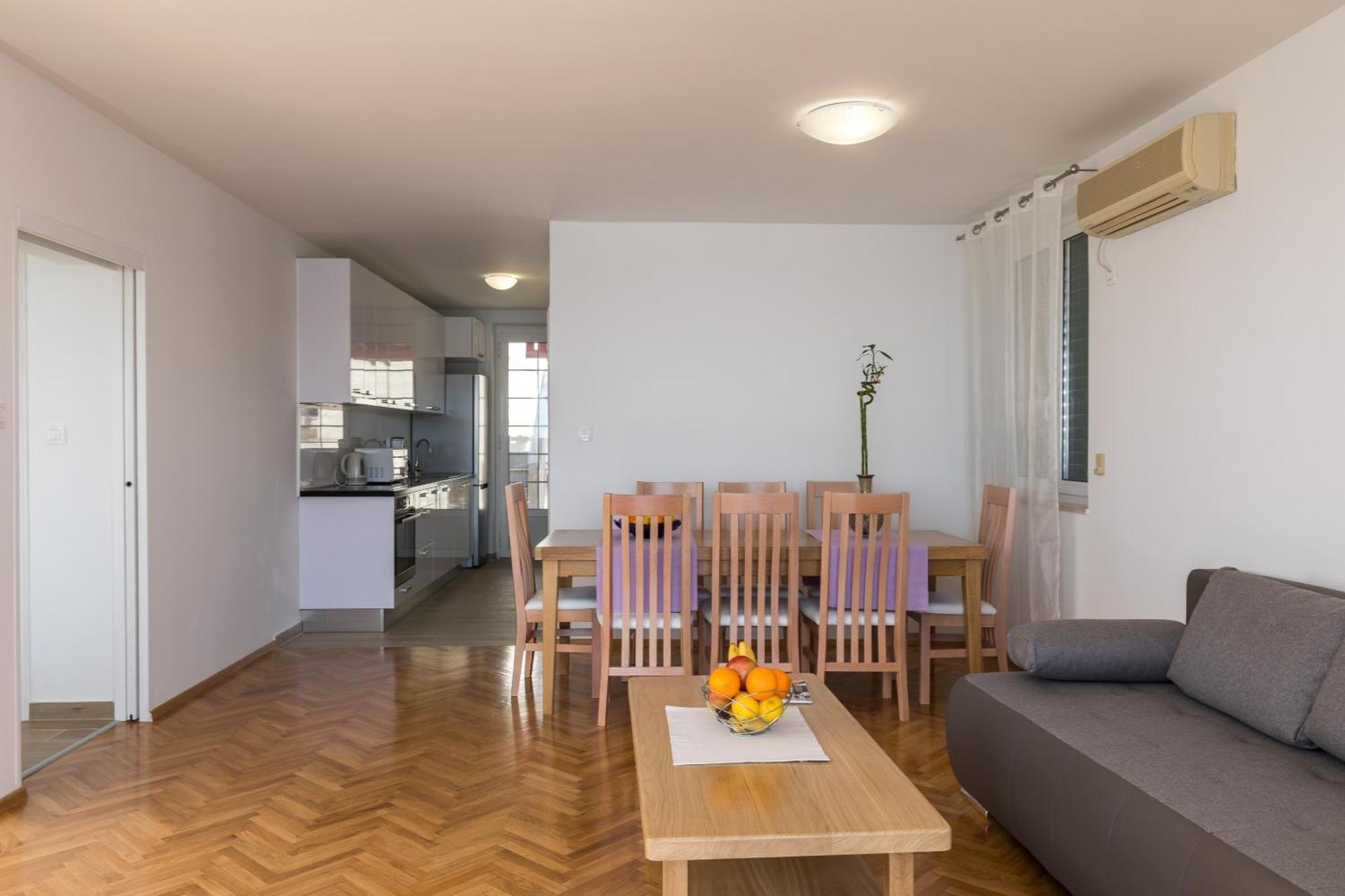 Three Bedroom Apartment Balcony Sea View